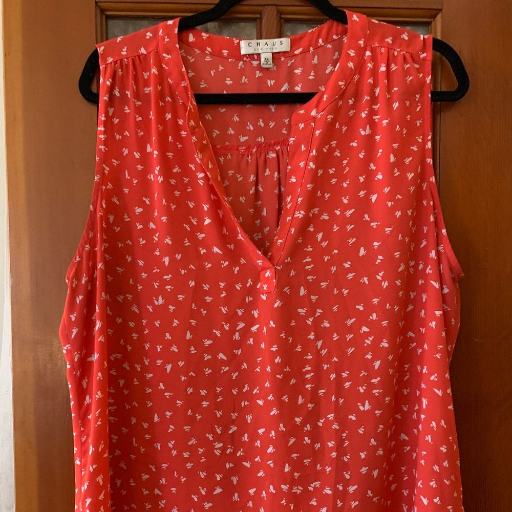 Salmon Pink Patterned Tank